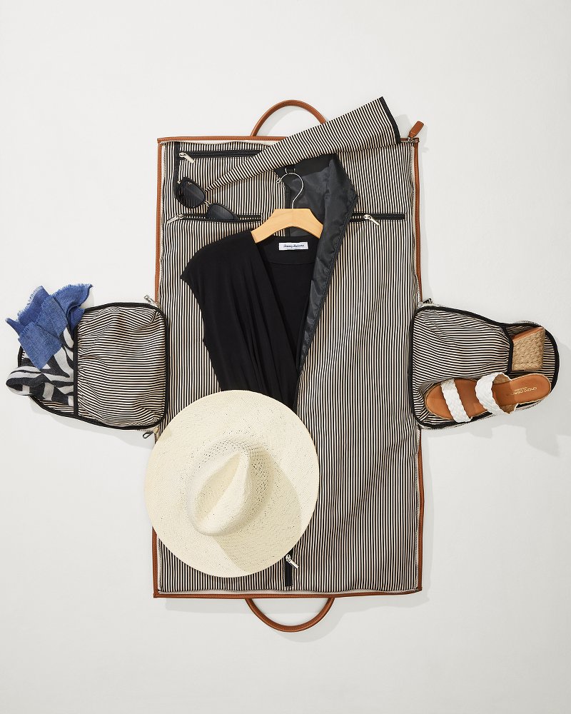 Capri Tan 2-in-1 Garment Duffel Bag Brown | Tommy Bahama Best Seller - Capri Tan 2-in-1 Garment Duffel Bag