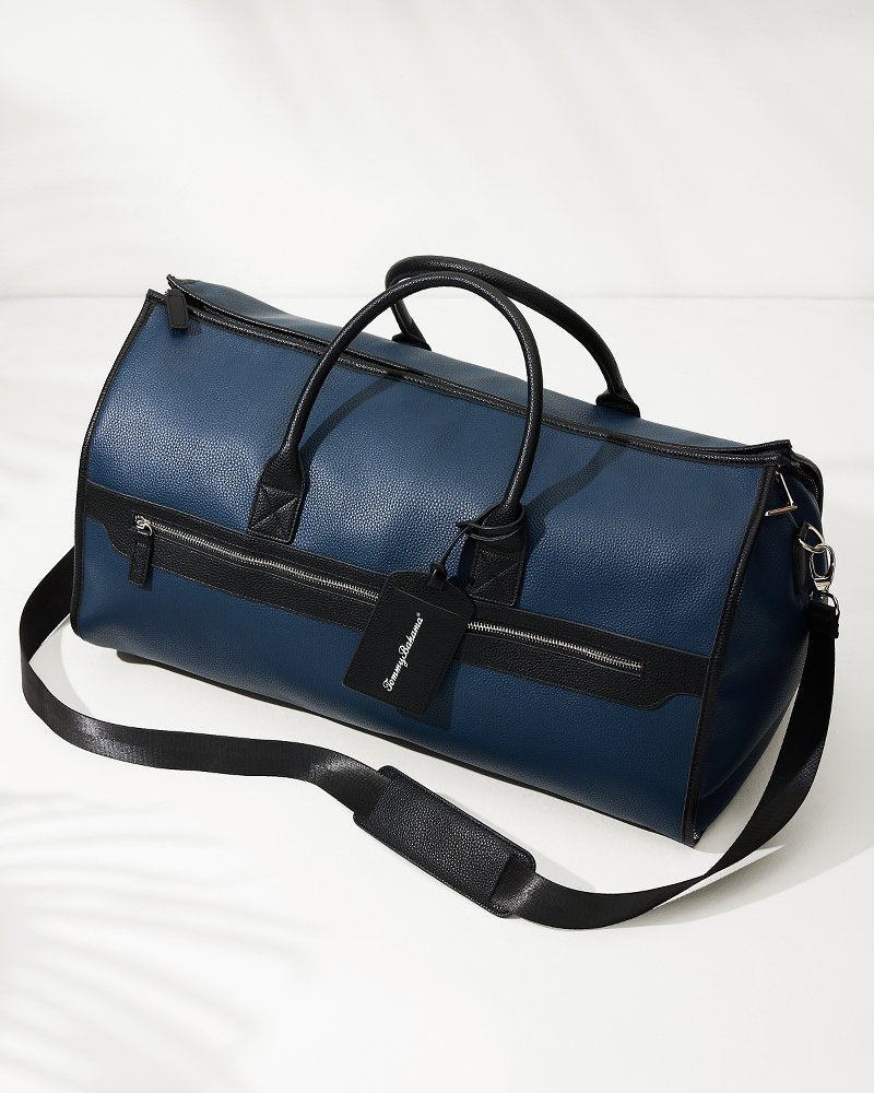 Siena 2-in-1 Garment Duffel Bag Navy | Tommy Bahama Signature - Siena 2-in-1 Garment Duffel Bag