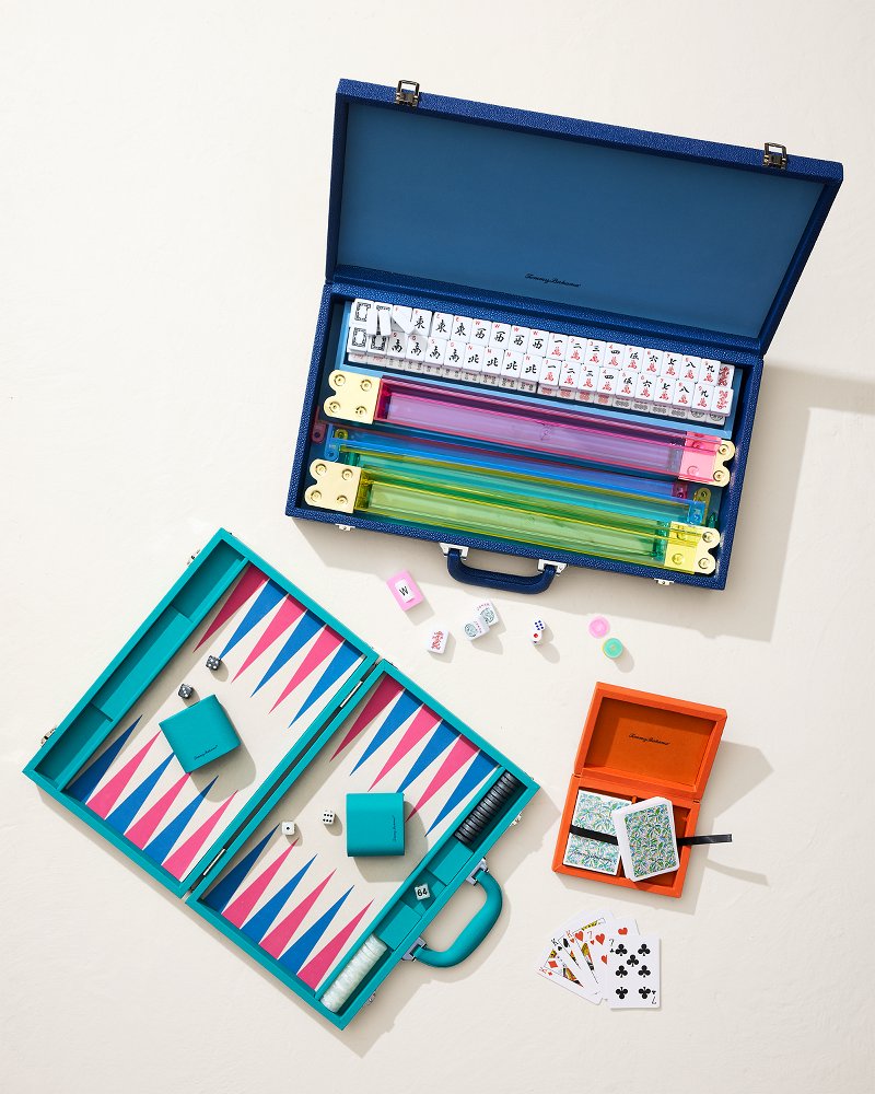 Backgammon Game Set Teal | Tommy Bahama Classic - Backgammon Game Set