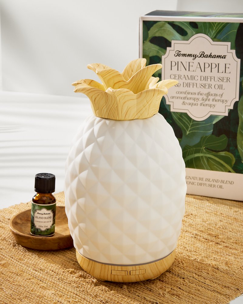 Island Blend Ceramic Pineapple Diffuser Island Blend | Tommy Bahama Recommended - Island Blend Ceramic Pineapple Diffuser