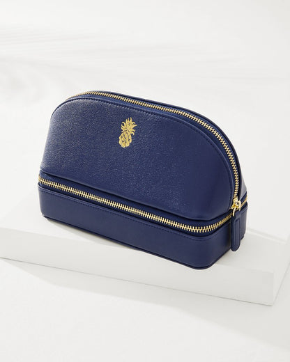 Abby Navy Pineapple Travel Organizer Navy | Tommy Bahama Top Pick - Abby Navy Pineapple Travel Organizer