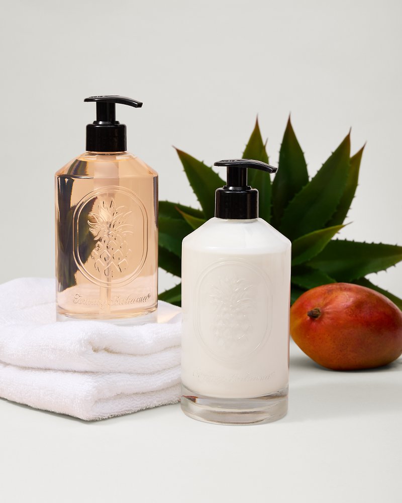 Maui Mango Glass Hand Soap & Lotion Set Maui Mango | Tommy Bahama Recommended - Maui Mango Glass Hand Soap & Lotion Set