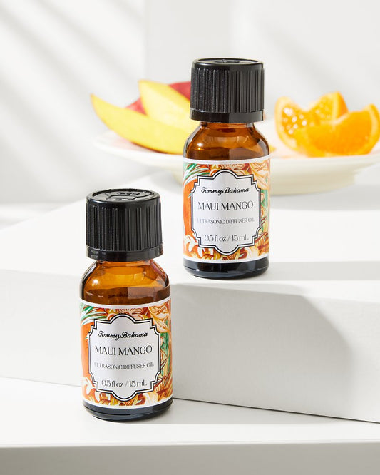 Maui Mango Ceramic Pineapple Diffuser Oil Refill Set Maui Mango | Tommy Bahama Customer Favorite - Maui Mango Ceramic Pineapple Diffuser Oil Refill Set