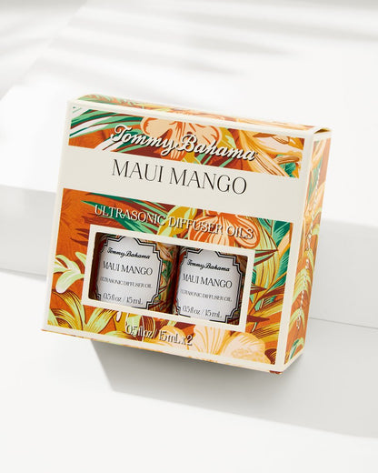 Maui Mango Ceramic Pineapple Diffuser Oil Refill Set Maui Mango | Tommy Bahama Customer Favorite - Maui Mango Ceramic Pineapple Diffuser Oil Refill Set