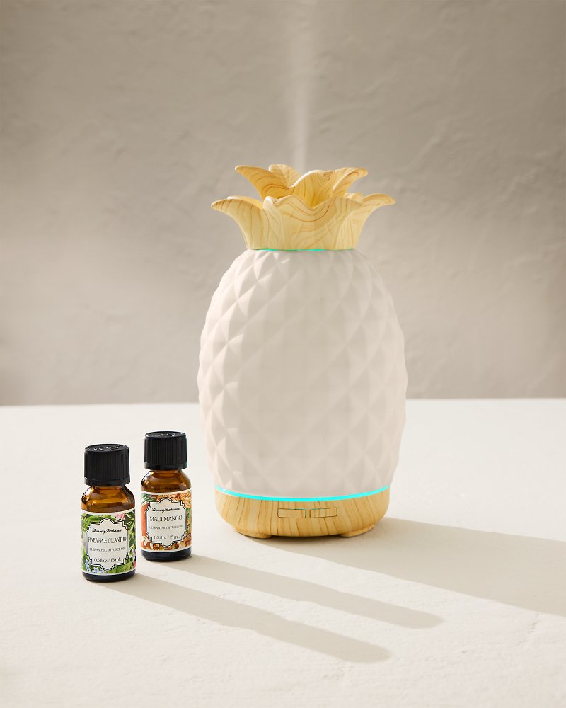 Pineapple Cilantro Ceramic Pineapple Diffuser Oil Refill Set Pineapple Cilantro | Tommy Bahama Great Value - Pineapple Cilantro Ceramic Pineapple Diffuser Oil Refill Set