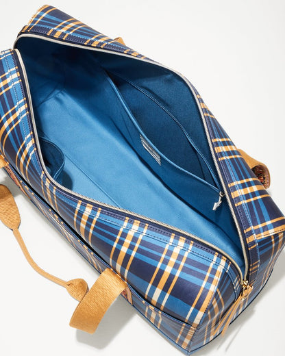 Kalalanta Duffel Bag Navy Plaid | Tommy Bahama Smart Buy - Kalalanta Duffel Bag
