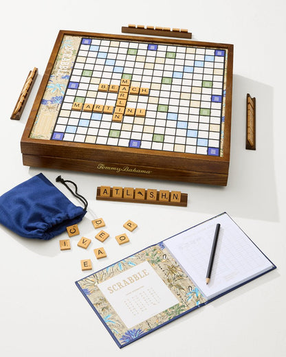 Tommy Bahama Deluxe Scrabble Board Game Multicolor | Tommy Bahama Everyday - Tommy Bahama Deluxe Scrabble Board Game