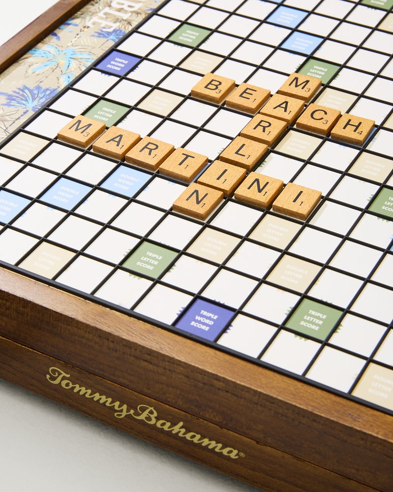 Tommy Bahama Deluxe Scrabble Board Game Multicolor | Tommy Bahama Everyday - Tommy Bahama Deluxe Scrabble Board Game