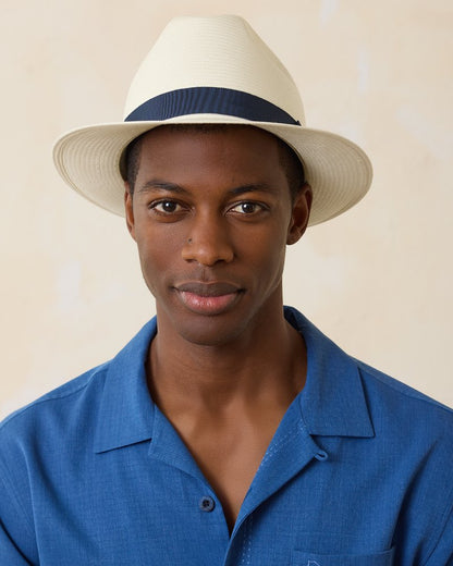 Packable Litestraw® Hanson Hat Natural/Blue | Tommy Bahama Premium - Packable Litestraw® Hanson Hat