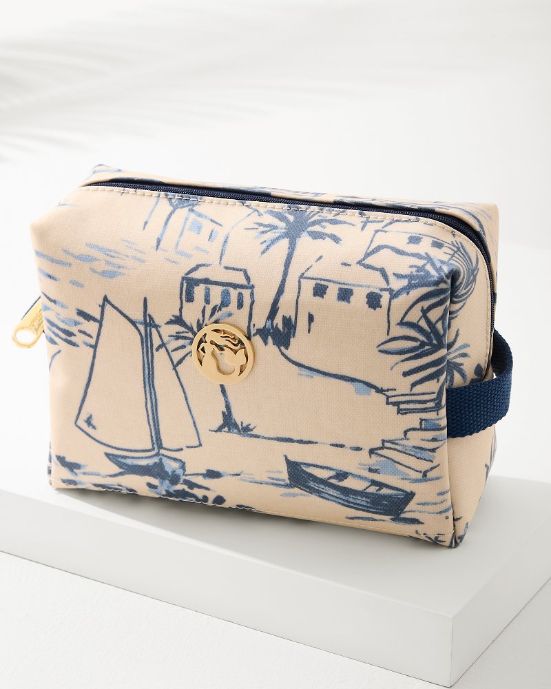 Daise Seascape Cosmetic Case Daise Seascape | Tommy Bahama Everyday - Daise Seascape Cosmetic Case