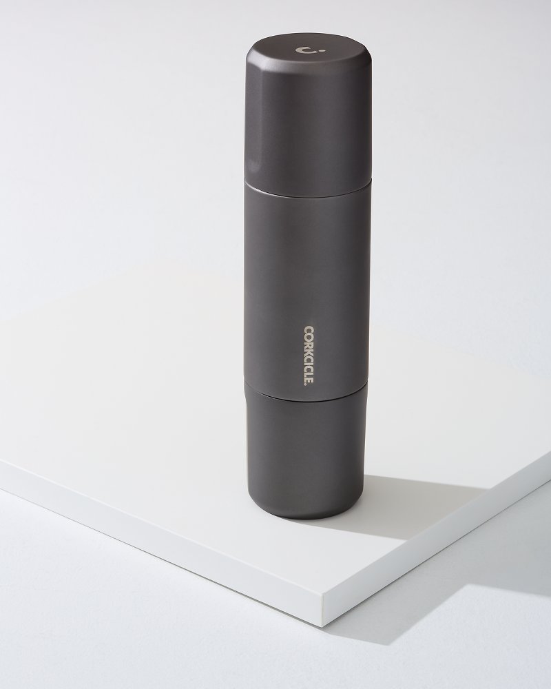 Corkcicle® 36-oz. Travel Thermos With Built-In Cups Slate | Tommy Bahama Exclusive - Corkcicle® 36-oz. Travel Thermos With Built-In Cups