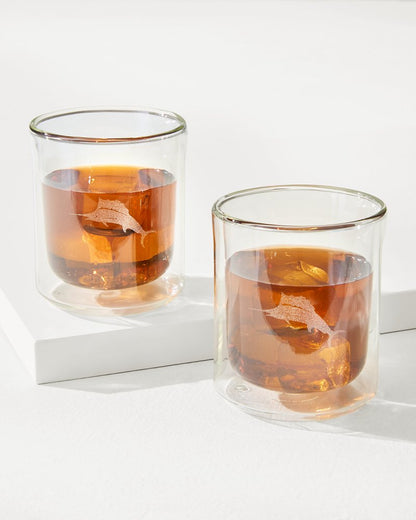Marlin 12-oz. Corkcicle® Rocks Glass - Set of 2 Clear | Tommy Bahama Best Price - Marlin 12-oz. Corkcicle® Rocks Glass - Set of 2