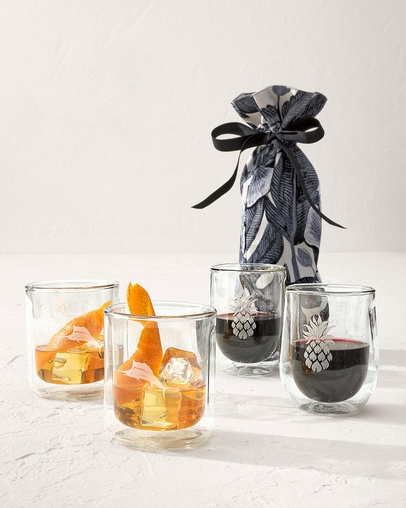 Marlin 12-oz. Corkcicle® Rocks Glass - Set of 2 Clear | Tommy Bahama Best Price - Marlin 12-oz. Corkcicle® Rocks Glass - Set of 2