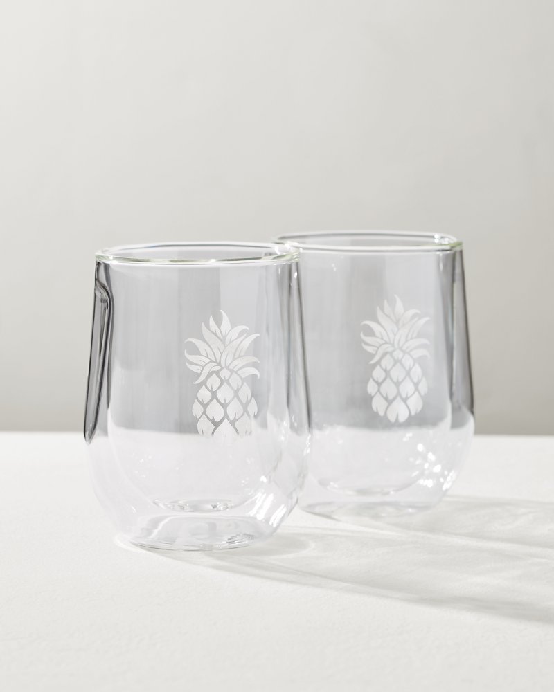 Corkcicle® Stemless Wine Glass - Set of 2 Clear | Tommy Bahama Great Value - Corkcicle® Stemless Wine Glass - Set of 2