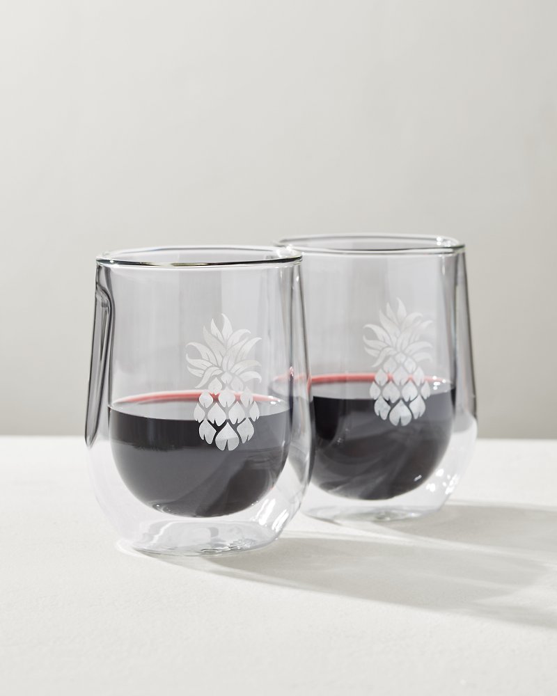 Corkcicle® Stemless Wine Glass - Set of 2 Clear | Tommy Bahama Great Value - Corkcicle® Stemless Wine Glass - Set of 2