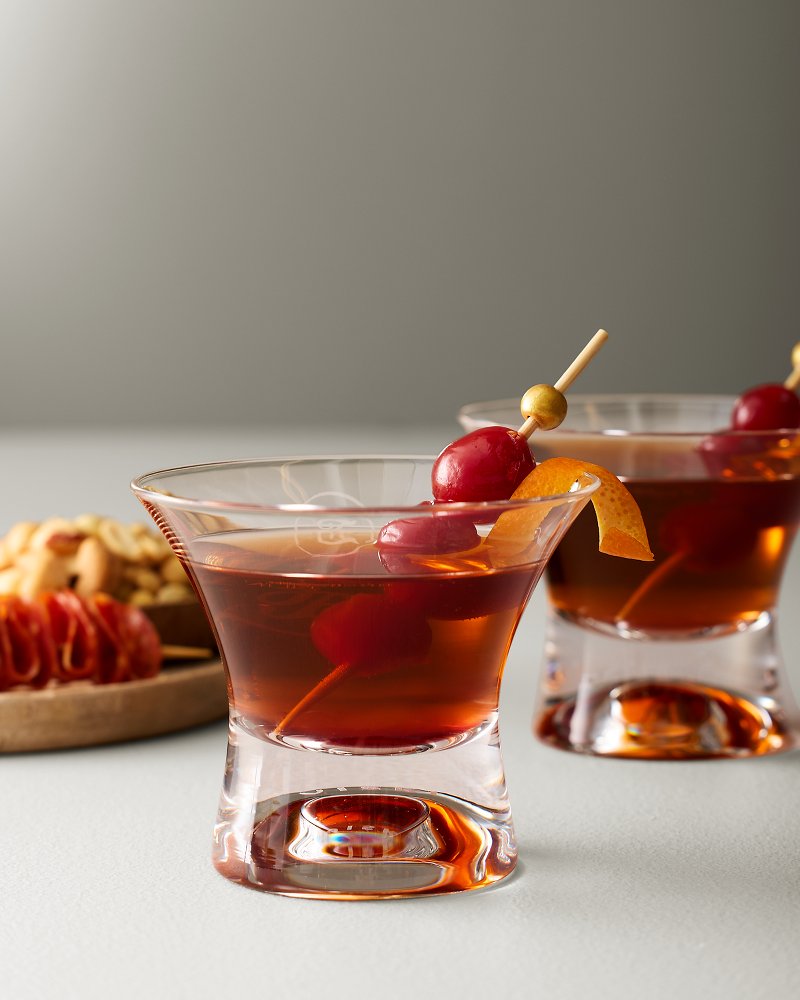 Tommy Bahama Crystal Manhattan Glasses Clear | Tommy Bahama Best Price - Tommy Bahama Crystal Manhattan Glasses