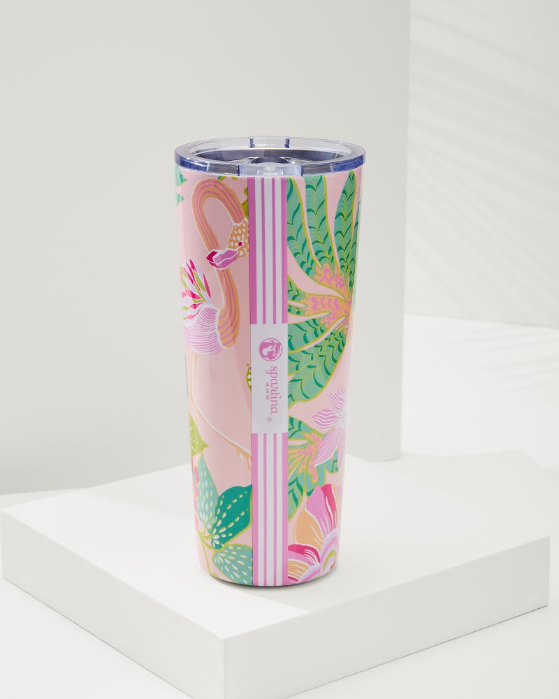 Flamingo Pineapple 22-oz. Tumbler Pink | Tommy Bahama Latest - Flamingo Pineapple 22-oz. Tumbler