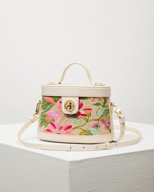 Flamingo Pineapple Crossbody Bag Pink Multi | Tommy Bahama Trending - Flamingo Pineapple Crossbody Bag