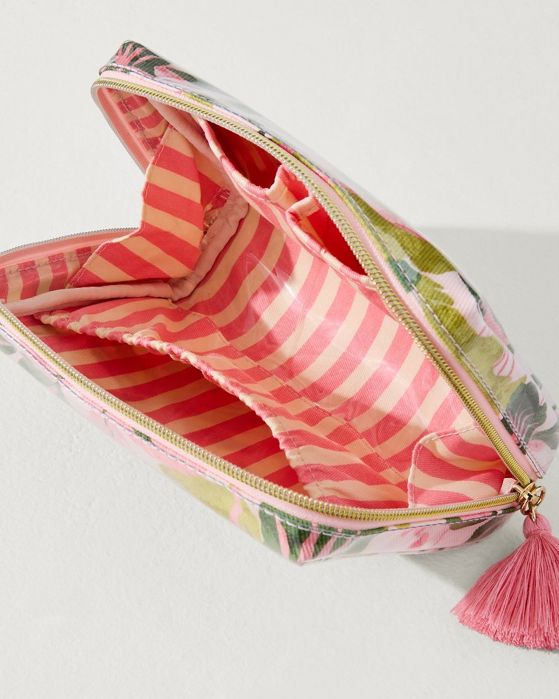 Palm Paradise Cosmetic Pouch Spartinapalm Paradise | Tommy Bahama Essential - Palm Paradise Cosmetic Pouch