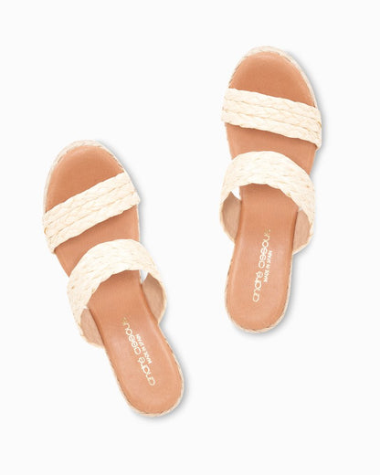 André Assous Nolita Braided Raffia Wedge Sandals Beige | Tommy Bahama Popular - André Assous Nolita Braided Raffia Wedge Sandals