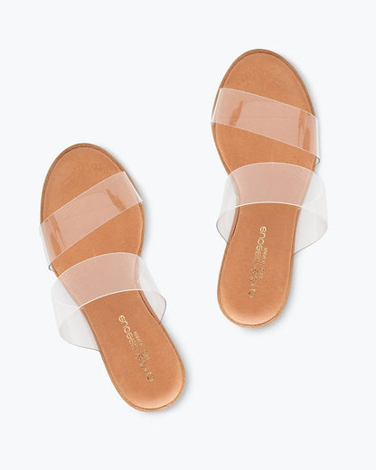 André Assous Gwenn Clear Wedge Sandals Clear | Tommy Bahama Top Pick - André Assous Gwenn Clear Wedge Sandals
