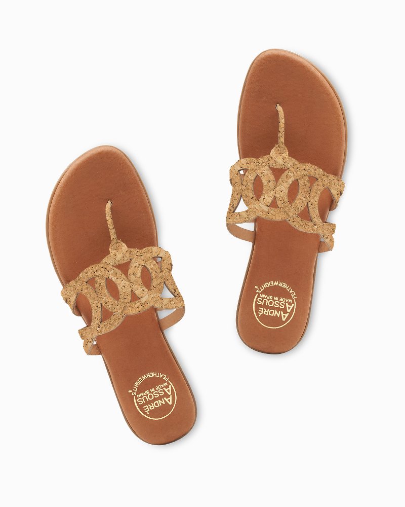 André Assous Nature Featherweights™ Cork Sandals Natural | Tommy Bahama Recommended - André Assous Nature Featherweights™ Cork Sandals
