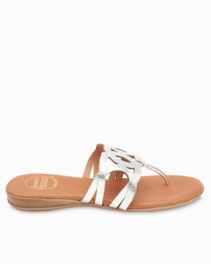 André Assous Nature Featherweights™ Metallic Sandals Silver | Tommy Bahama Trending - André Assous Nature Featherweights™ Metallic Sandals