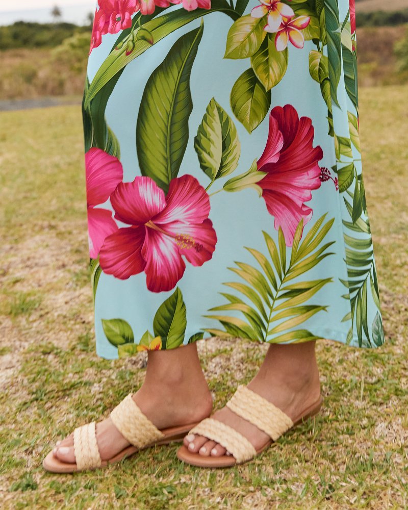André Assous Narice Featherweights™ Raffia Sandals Beige | Tommy Bahama Exclusive - André Assous Narice Featherweights™ Raffia Sandals