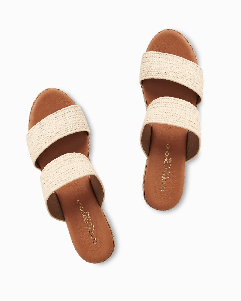 André Assous Nori Espadrille Wedge Sandals Natural | Tommy Bahama Quality - André Assous Nori Espadrille Wedge Sandals