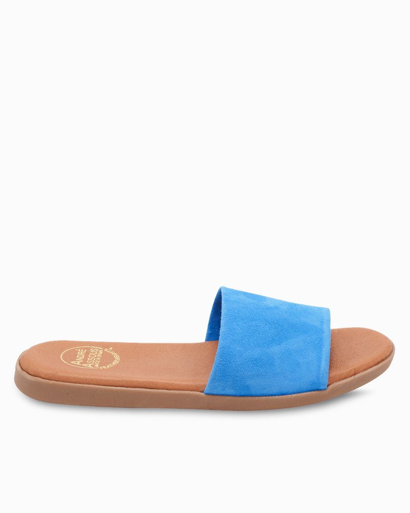 André Assous Paloma Suede Featherweights™ Sandals Blue | Tommy Bahama Smart Buy - André Assous Paloma Suede Featherweights™ Sandals