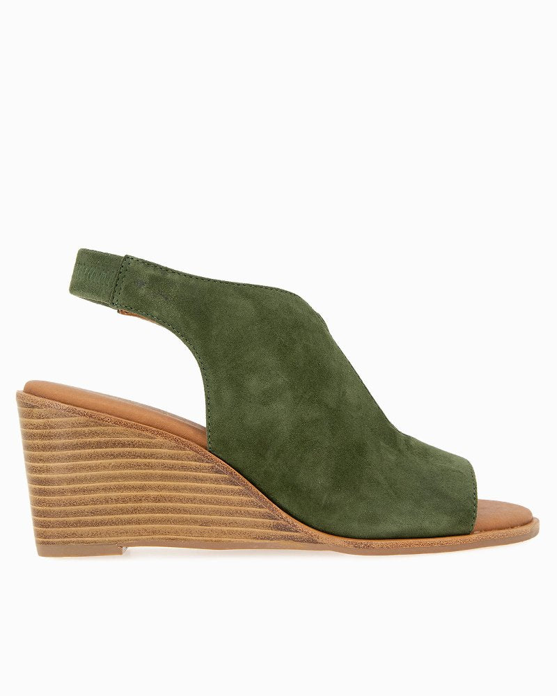 André Assous Belinda Suede Featherweights™ Wedges Forest Green | Tommy Bahama Popular - André Assous Belinda Suede Featherweights™ Wedges