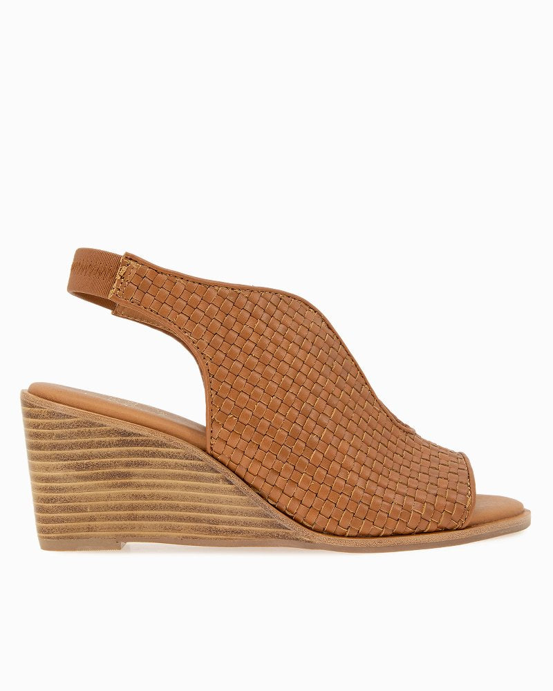 André Assous Belinda Featherweights™ Wedges Cognac Woven | Tommy Bahama New - André Assous Belinda Featherweights™ Wedges
