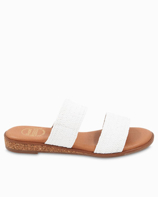 André Assous Galia Stretch Raffia Sandals White | Tommy Bahama Popular - André Assous Galia Stretch Raffia Sandals