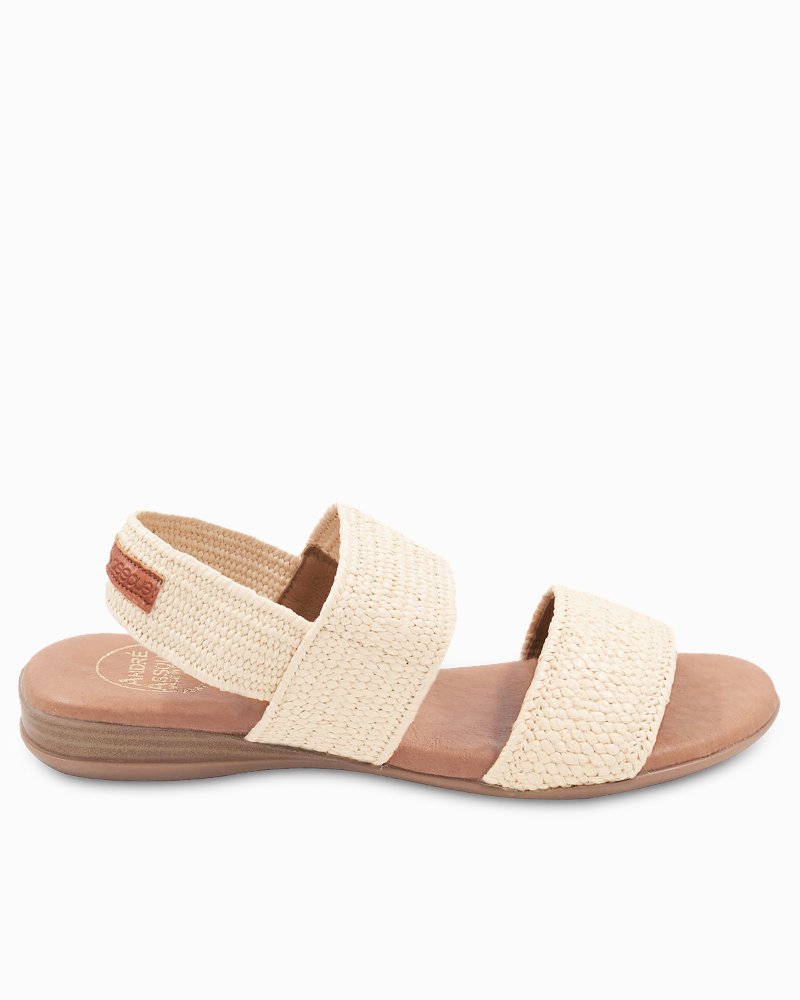 André Assous Nigella Stretch Raffia Featherweights™ Sandals Natural | Tommy Bahama Recommended - André Assous Nigella Stretch Raffia Featherweights™ Sandals