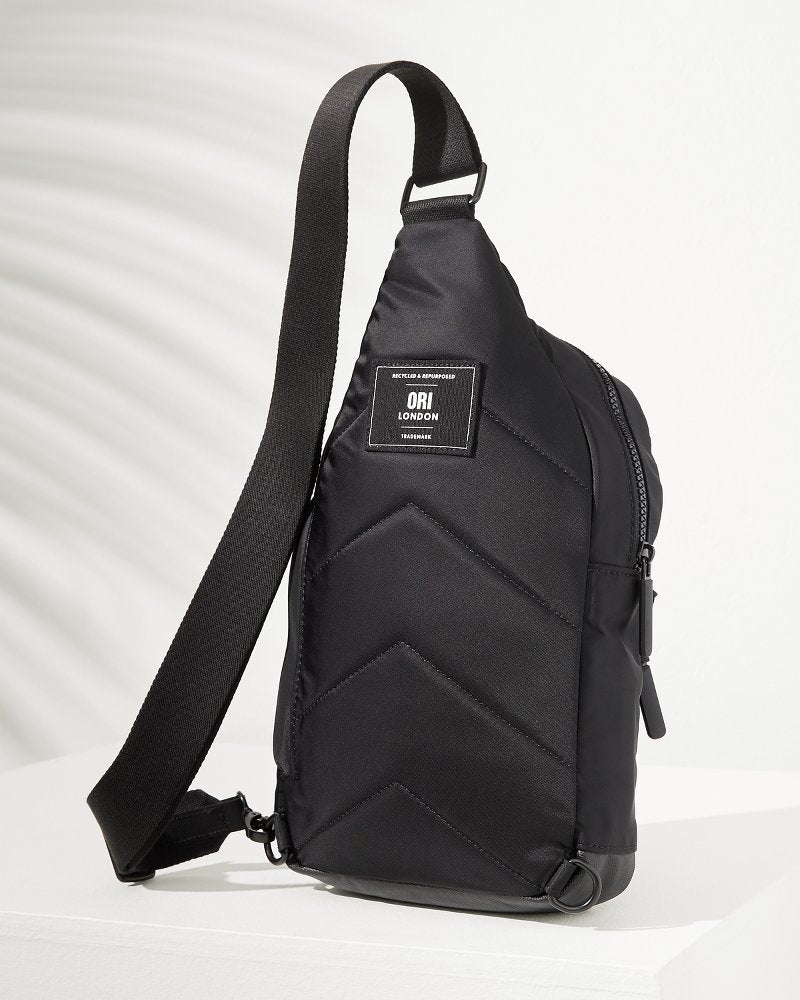 Willesden Black Sling Bag All Black | Tommy Bahama Top Pick - Willesden Black Sling Bag