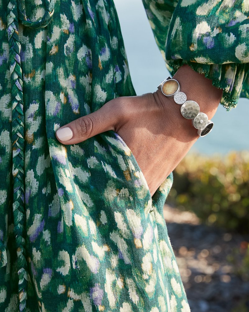 Marco Island Shell Stretch Bracelet Silver | Tommy Bahama Signature - Marco Island Shell Stretch Bracelet