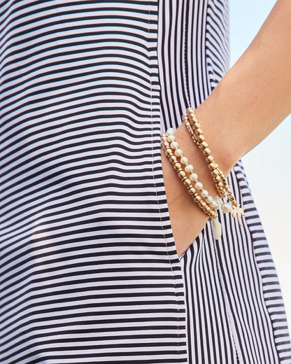 Kihei Collection Stretch Charm Bracelet Set Gold | Tommy Bahama Latest - Kihei Collection Stretch Charm Bracelet Set