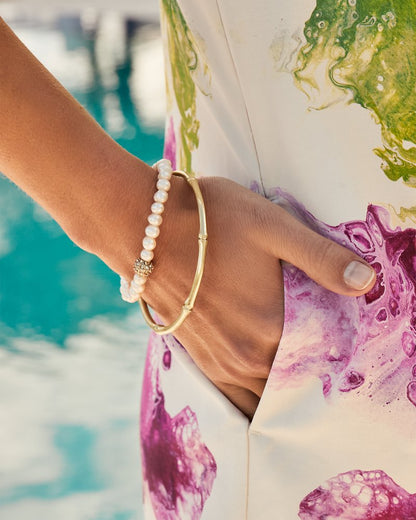 Seaside Bamboo Bangle Set Gold | Tommy Bahama Value - Seaside Bamboo Bangle Set