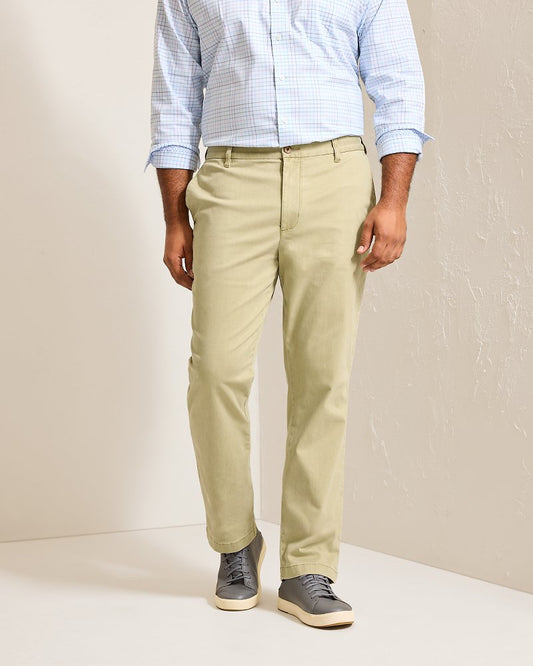 Big & Tall Boracay Flat-Front Chino Pants Khaki | Tommy Bahama Signature - Big & Tall Boracay Flat-Front Chino Pants