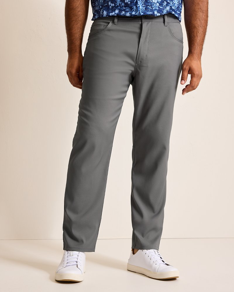 Big & Tall IslandZone® Performance 5-Pocket Pants Fog Grey | Tommy Bahama New - Big & Tall IslandZone® Performance 5-Pocket Pants