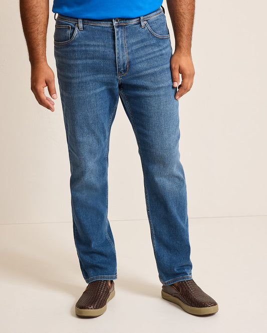 Big & Tall Indigo Palms™ Jeans Med Indigo Wash | Tommy Bahama Featured - Big & Tall Indigo Palms™ Jeans