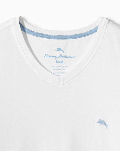 Big & Tall New Bali Skyline V-Neck T-Shirt White | Tommy Bahama New - Big & Tall New Bali Skyline V-Neck T-Shirt