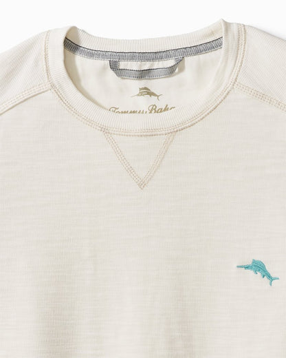 Big & Tall Tobago Bay Crewneck Sweatshirt Coconut | Tommy Bahama Everyday - Big & Tall Tobago Bay Crewneck Sweatshirt
