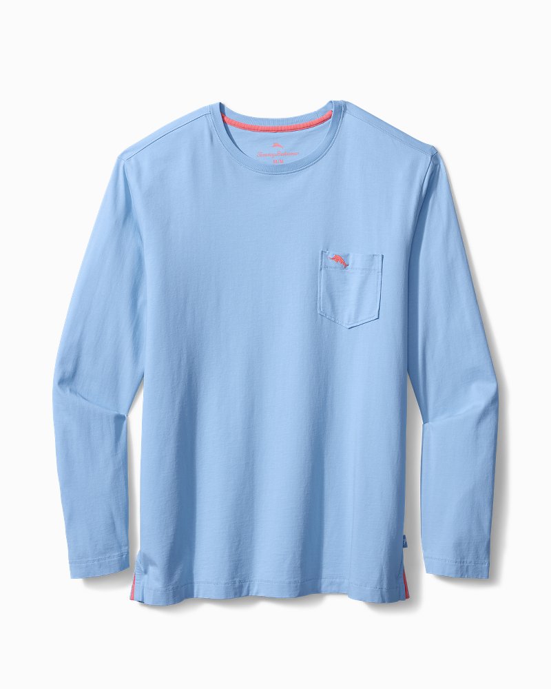 Big & Tall Bali Skyline Long-Sleeve T-Shirt Light Sky | Tommy Bahama Latest - Big & Tall Bali Skyline Long-Sleeve T-Shirt