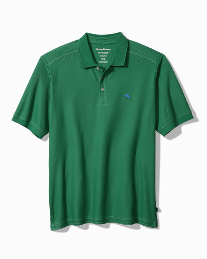 Big & Tall Emfielder IslandZone® Polo Myrtle Green | Tommy Bahama Everyday - Big & Tall Emfielder IslandZone® Polo