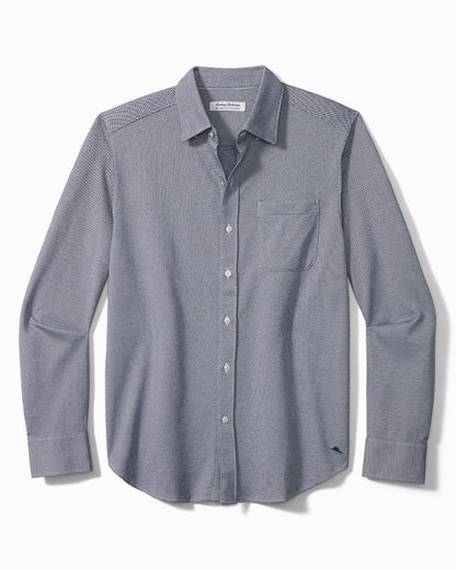 Big & Tall San Lucio Knit Stretch Shirt Bering Blue | Tommy Bahama Trending - Big & Tall San Lucio Knit Stretch Shirt