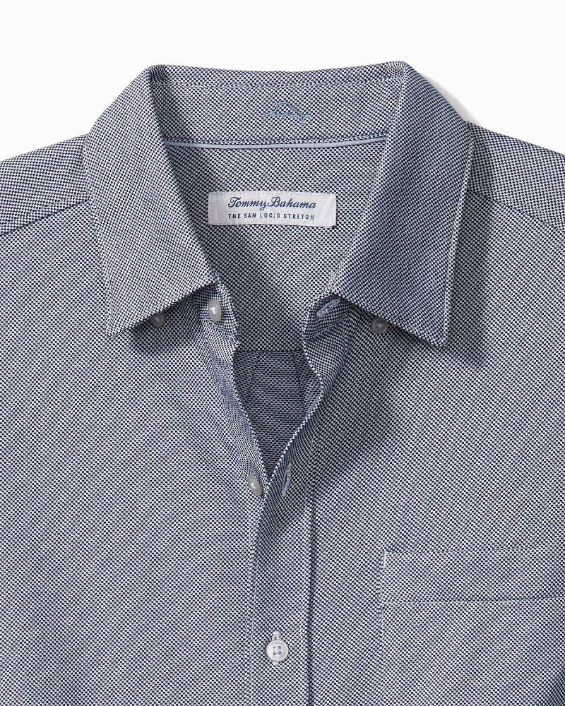 Big & Tall San Lucio Knit Stretch Shirt Bering Blue | Tommy Bahama Trending - Big & Tall San Lucio Knit Stretch Shirt