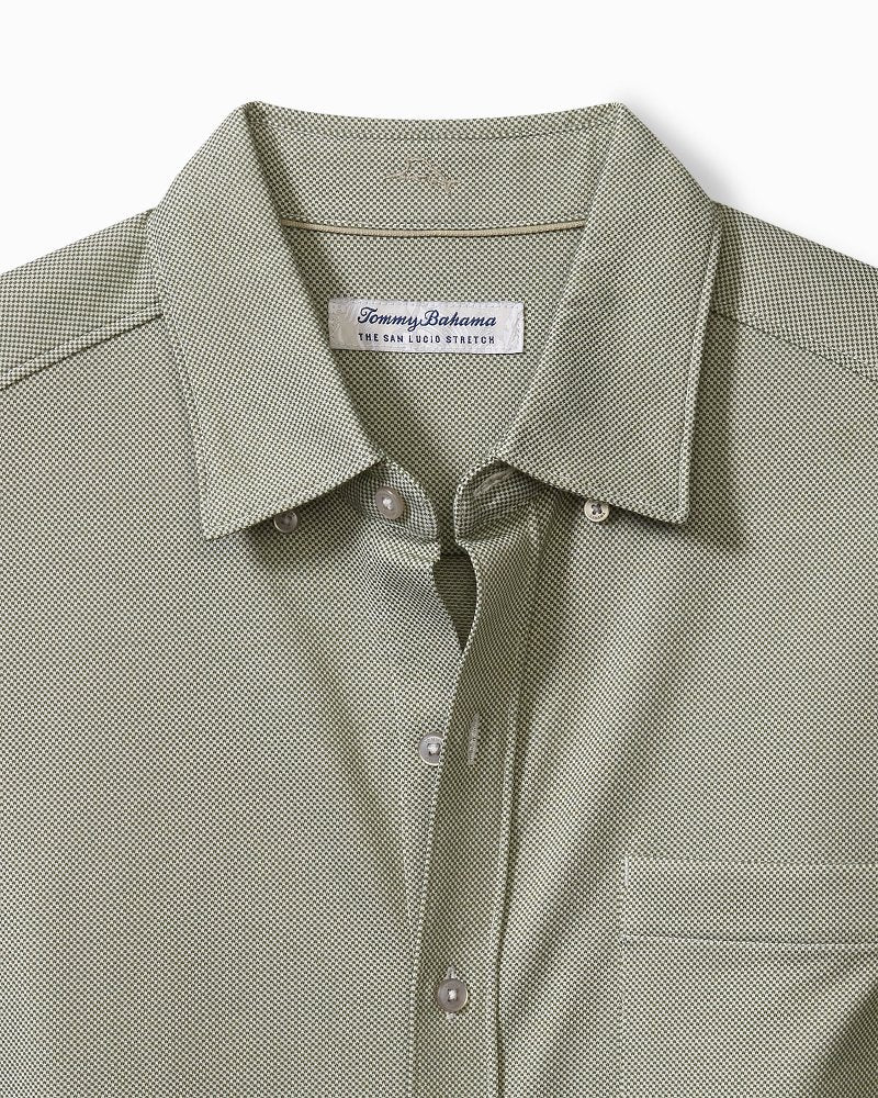 Big & Tall San Lucio Knit Stretch Shirt Dark Fern | Tommy Bahama Deals - Big & Tall San Lucio Knit Stretch Shirt