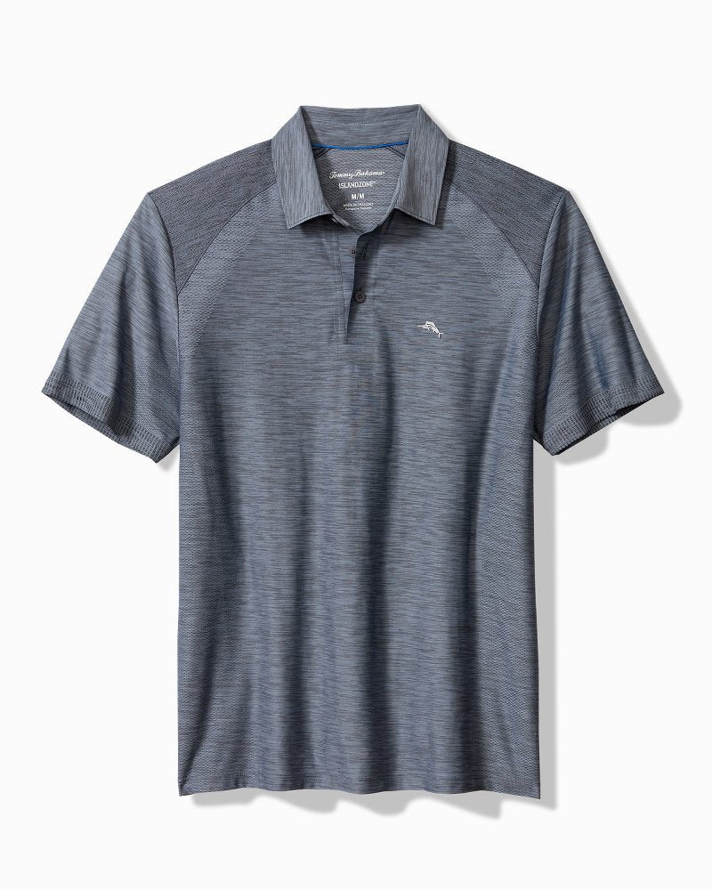 Big & Tall Palm Coast Pro IslandZone® Polo Turbulence | Tommy Bahama Customer Favorite - Big & Tall Palm Coast Pro IslandZone® Polo