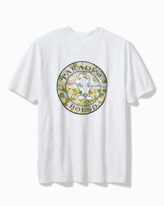 Big & Tall Disney x Tommy Bahama Paradise Bound Short-Sleeve Lux T-Shirt White | Tommy Bahama Exclusive - Big & Tall Disney x Tommy Bahama Paradise Bound Short-Sleeve Lux T-Shirt